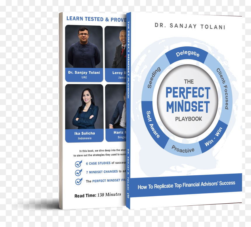 Perfect Mindset Sanjay Tolani, HD Png Download - blue book png