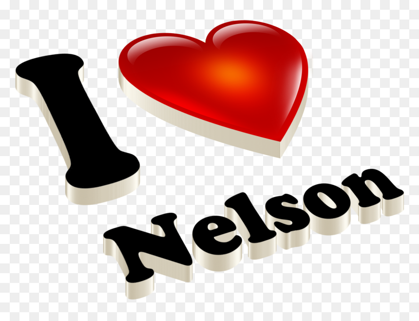 Nelson Heart Name Transparent Png - Anjali I Love You, Png Download - nelson png