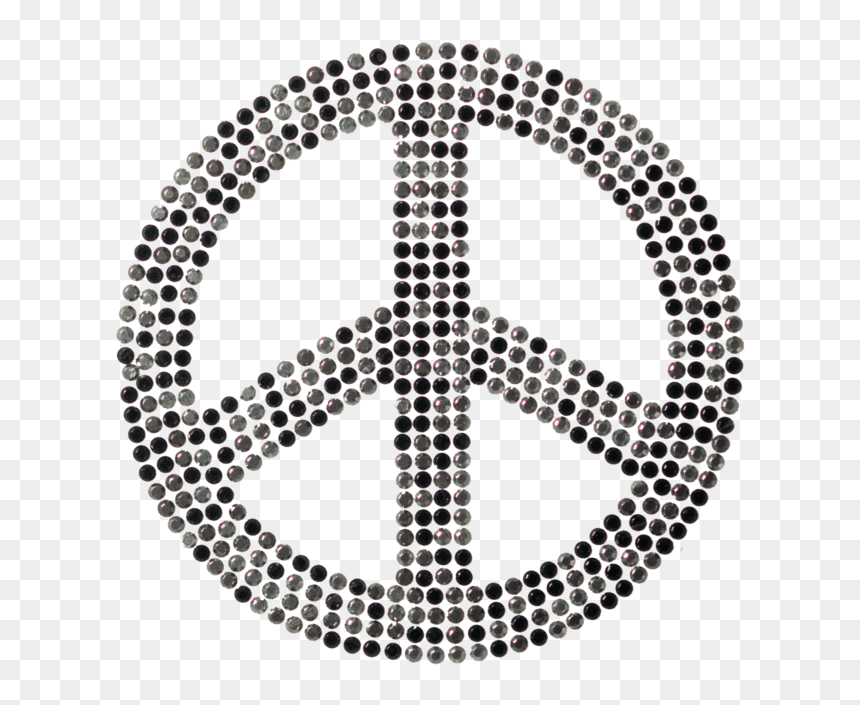 Peace Sign Black - Black Peace Sign Png, Transparent Png - peace icon png