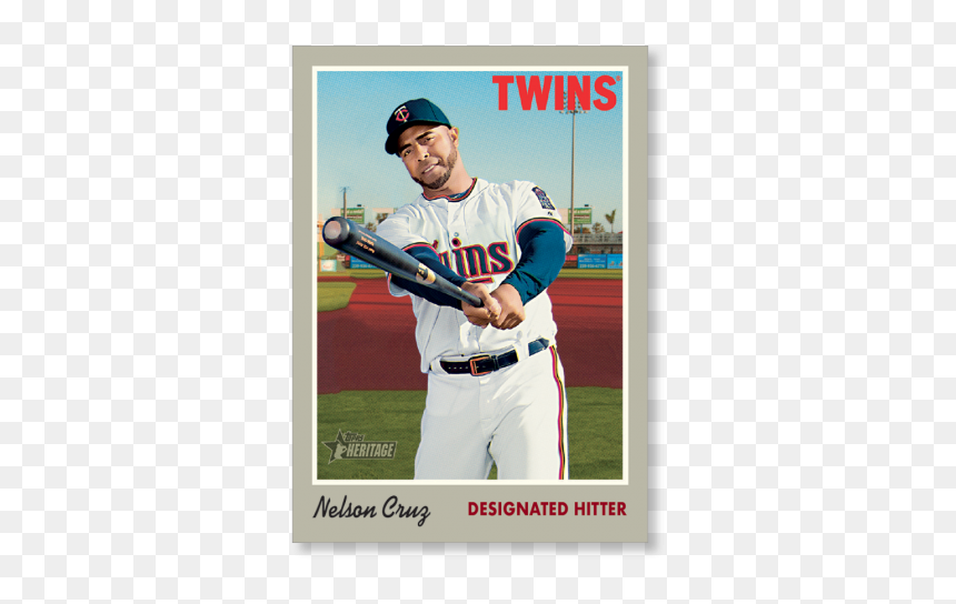 Nelson Cruz 2019 Heritage Baseball Base Poster - Baseball, HD Png Download - nelson png