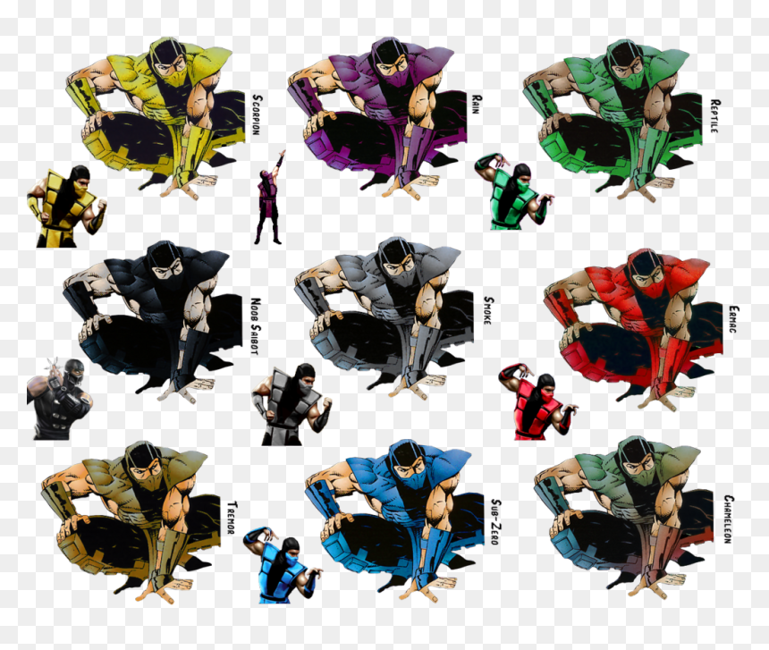 Comic Book Ninja Swaps - Ninja Mortal Kombat Comics, HD Png Download - mortal kombat sub zero png