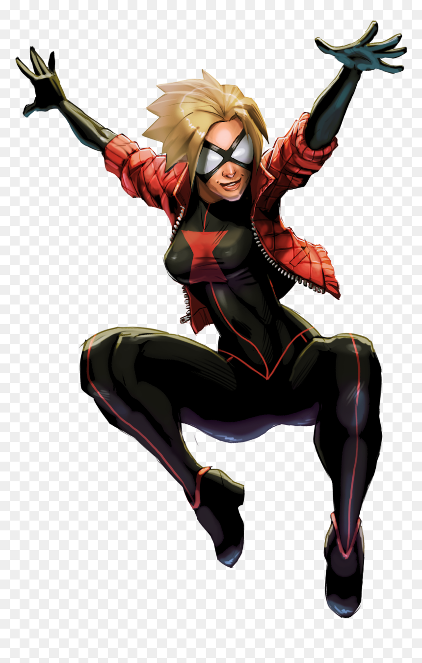 Black Widow Spider Marvel, HD Png Download - spider woman png