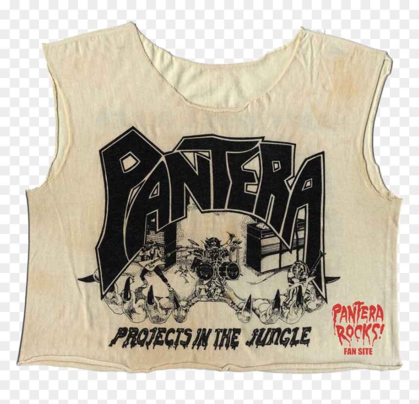 Heavy Metal Crop Tops, HD Png Download - pantera png