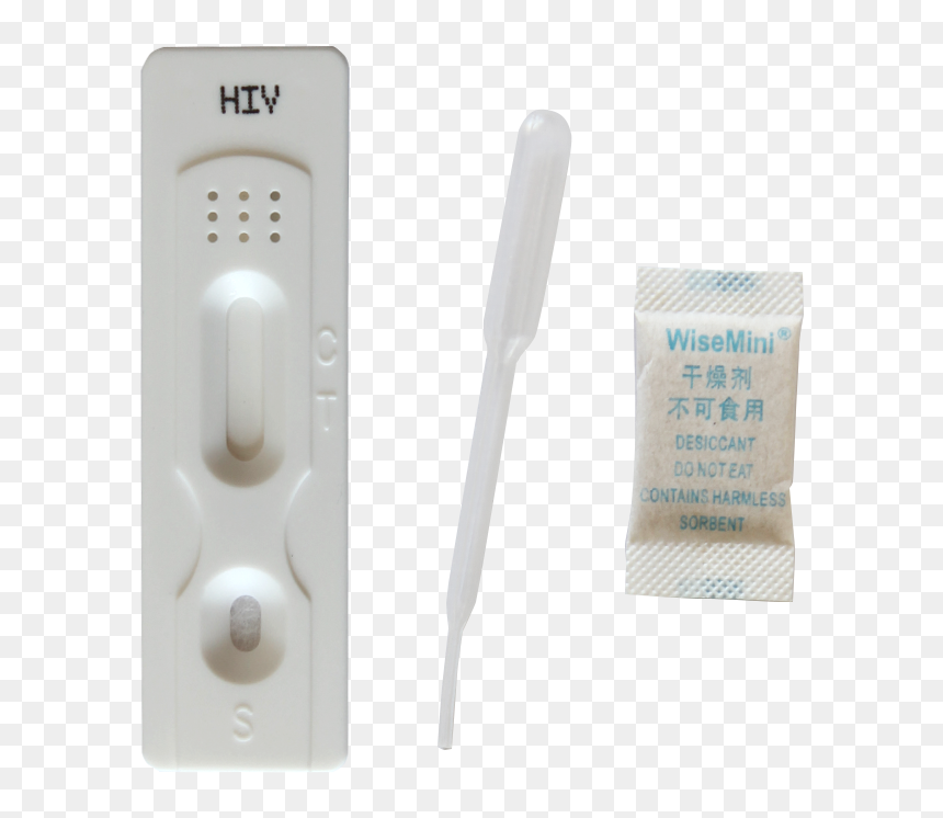 Home Self One Step Gold Colloid Aids Rapid Diagnostic - Headphones, HD Png Download - aids png