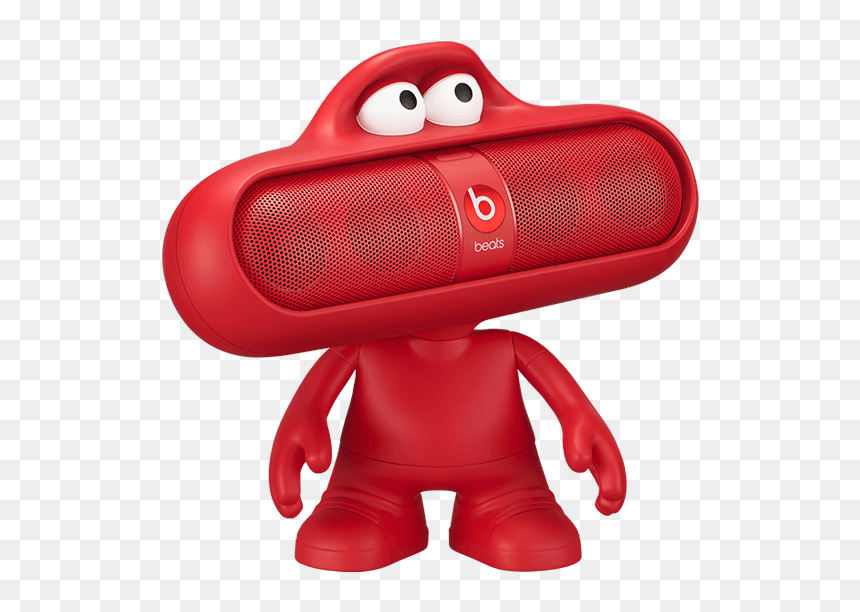 Red Beats Speaker Pill, HD Png Download - boneco png