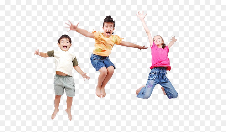 Trampoline Dropzon Park - Шаблоны Презентаций О Детях, HD Png Download - kid jumping png