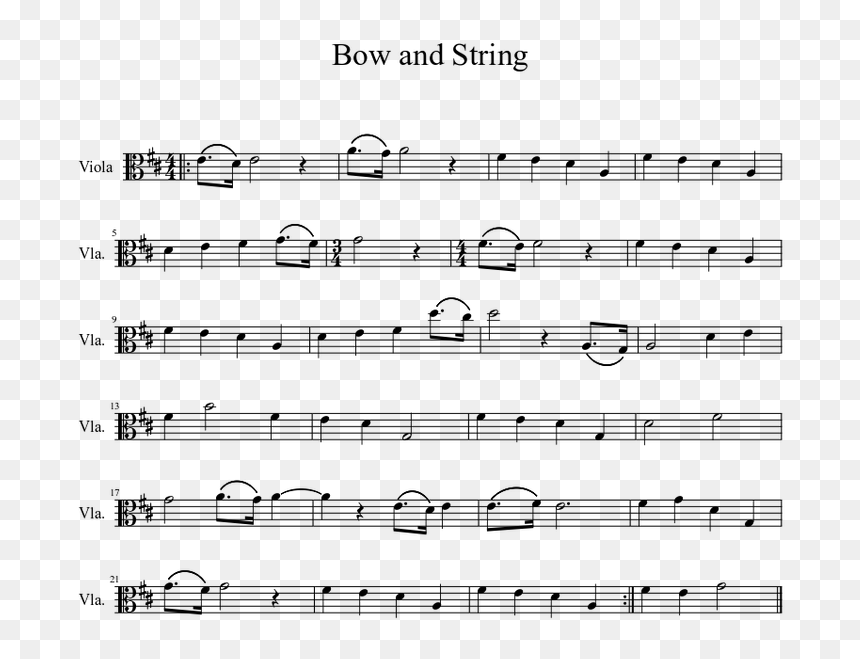 Piazzolla Resurreccion Del Angel Sheet Music, HD Png Download - string bow png