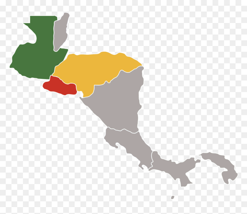 New Central America - Central America Map Icon, HD Png Download - map of america png