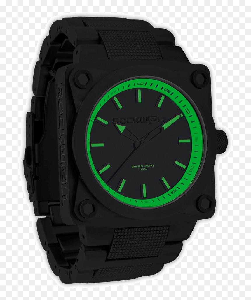747 "
 Class= - Black And Green Watch, HD Png Download - 747 png
