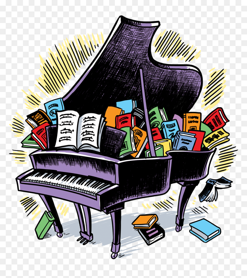 Piano - Libraries Rock Summer Reading 2018, HD Png Download - piano.png