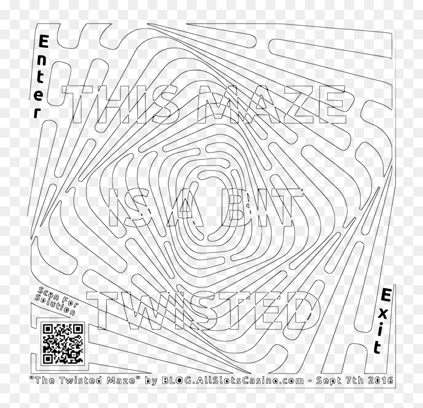 Line Art,angle,area - Illustration, HD Png Download - maze square png