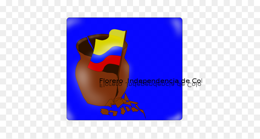 Florero Colombia - Illustration, HD Png Download - florero png