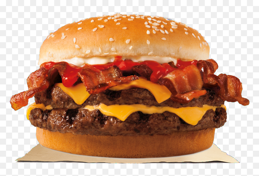 Image - Burger King Bacon King, HD Png Download - hamburguesa sencilla png
