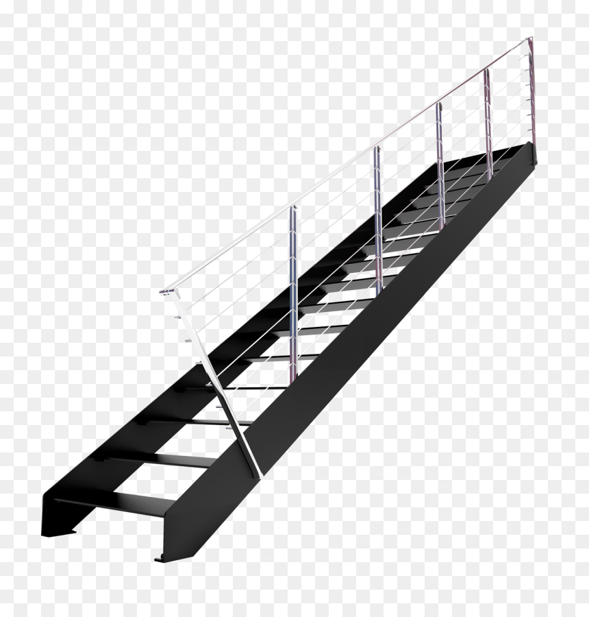 Made In Italy Quality - Straight Staircase Metal, HD Png Download - escalera png