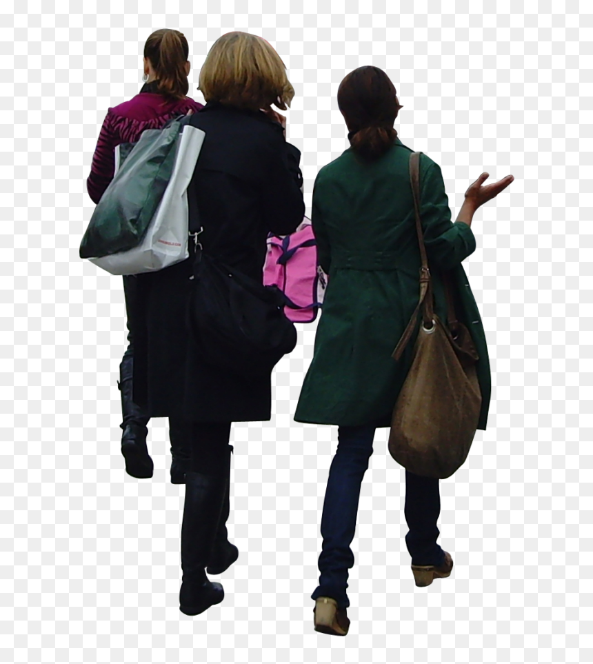 Girl, HD Png Download - personas caminando png