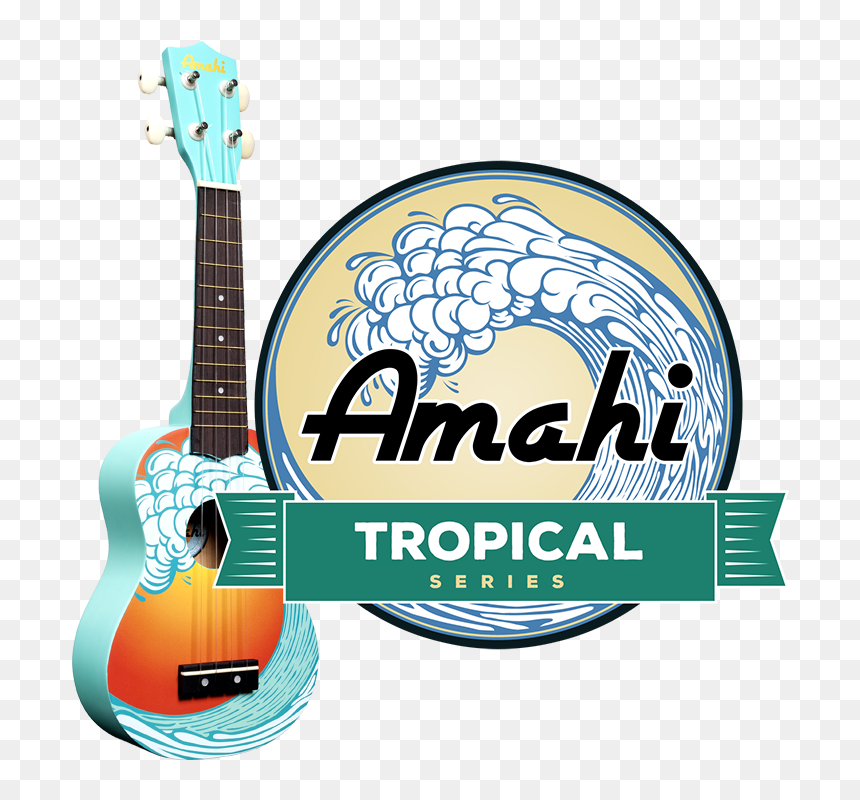 Amahi Tropical Series - Amahi Ukulele, HD Png Download - ukelele png