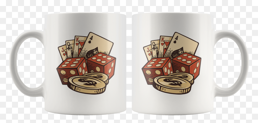 Casino Vector Set Vintage Handmade Mug"
 Data-zoom="//cdn - Mug, HD Png Download - coffee mug vector png