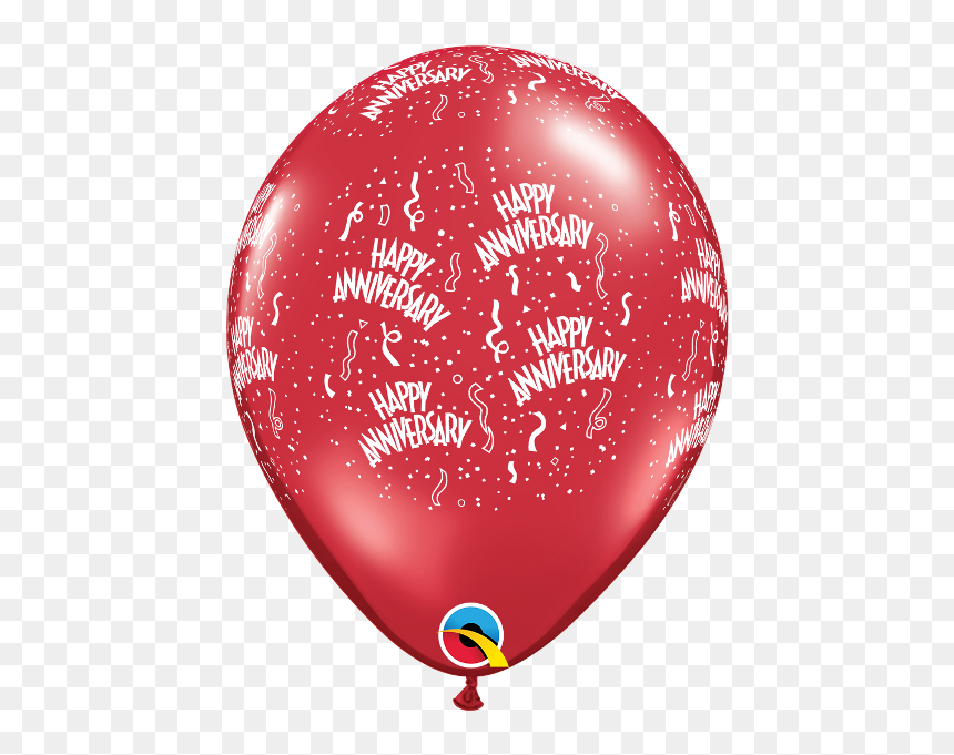 Anniversary A Round Jewel Ruby Red - Balloon, HD Png Download - red jewel png