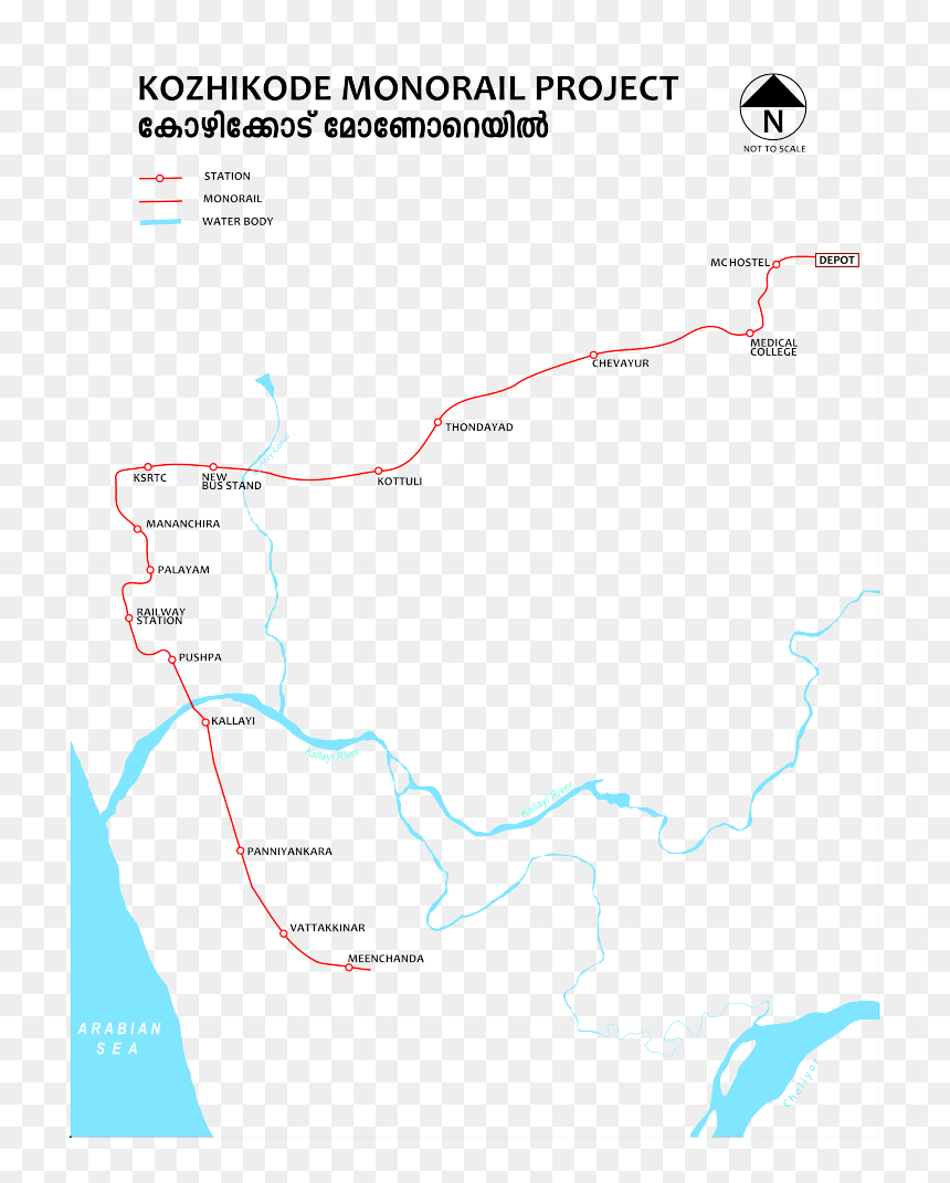 Map, HD Png Download - monorail png
