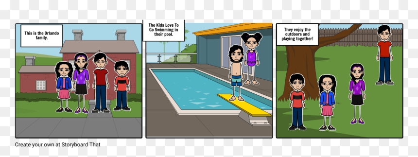 Cartoon, HD Png Download - kids swimming png