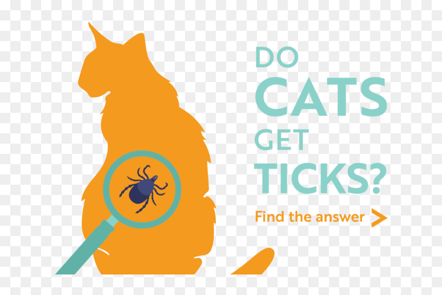 Do Cats Get Ticks Find The Answer - Cartoon, HD Png Download - ticks png
