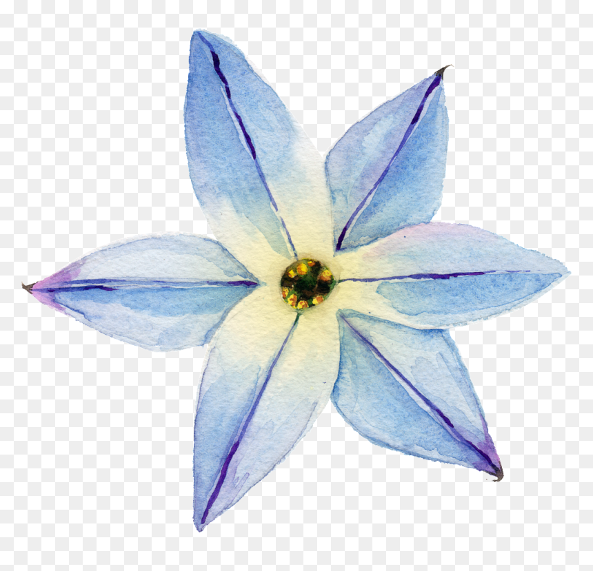Elegant Transparent Watercolor Flowers Free Download, HD Png Download - free watercolor flower png