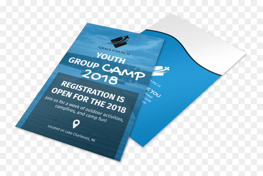 Church Youth Group Camp Flyer Template Preview - Brochure, HD Png Download - youth group png