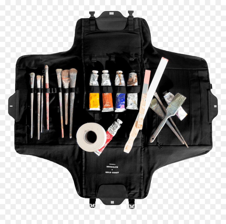 Makeup Brushes, HD Png Download - open backpack png