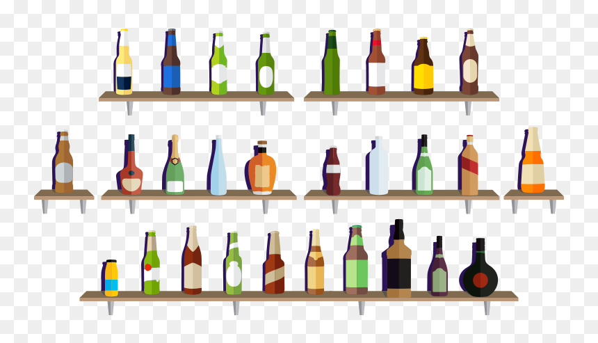 Icons - Glass Bottle, HD Png Download - beer bottle icon png