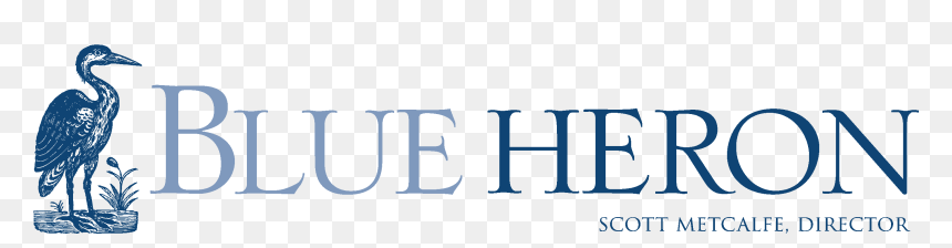 Blue Heron - Electric Blue, HD Png Download - heron png