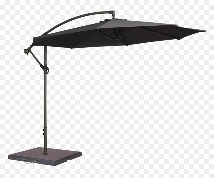 296656 1 - Black Cantilever Umbrella, HD Png Download - parasol png