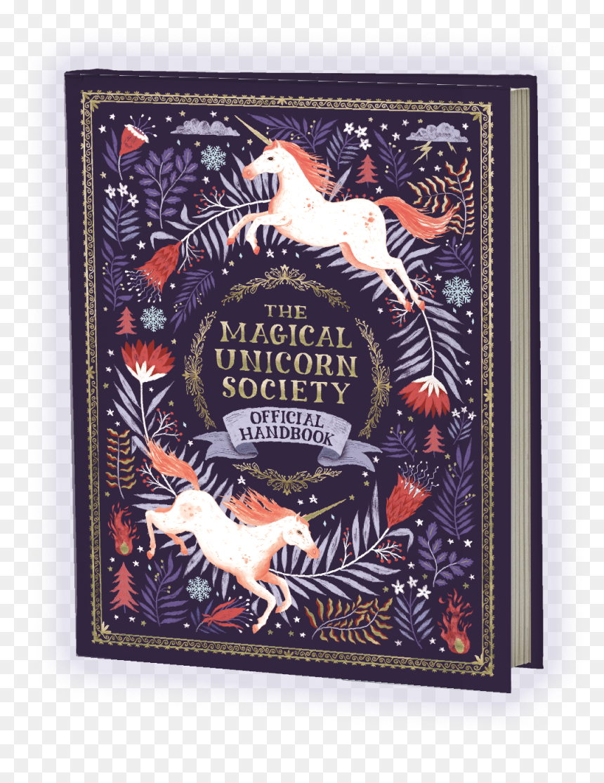 Magical Unicorn Society Official Handbook, HD Png Download - tumblr books png