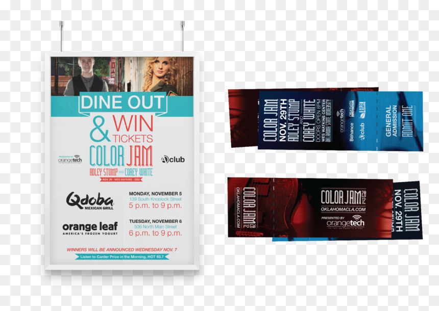 Qdoba Coupons 2011, HD Png Download - concert tickets png