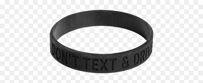 Don"t Text And Drive Bracelet, Black - Matte Black Everything Wristband, HD Png Download - wristband png