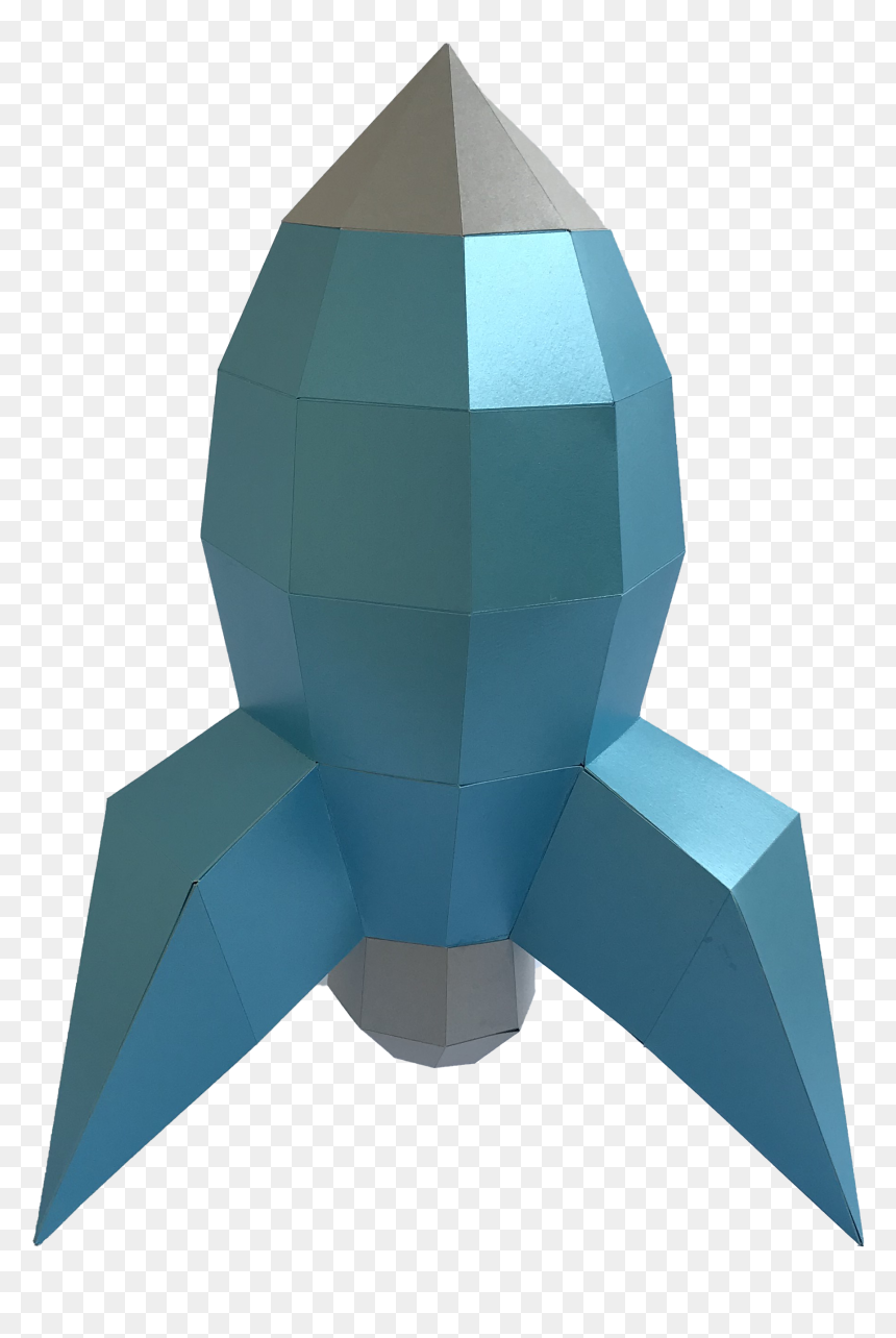 Arquivo Low Poly, HD Png Download - foguete png