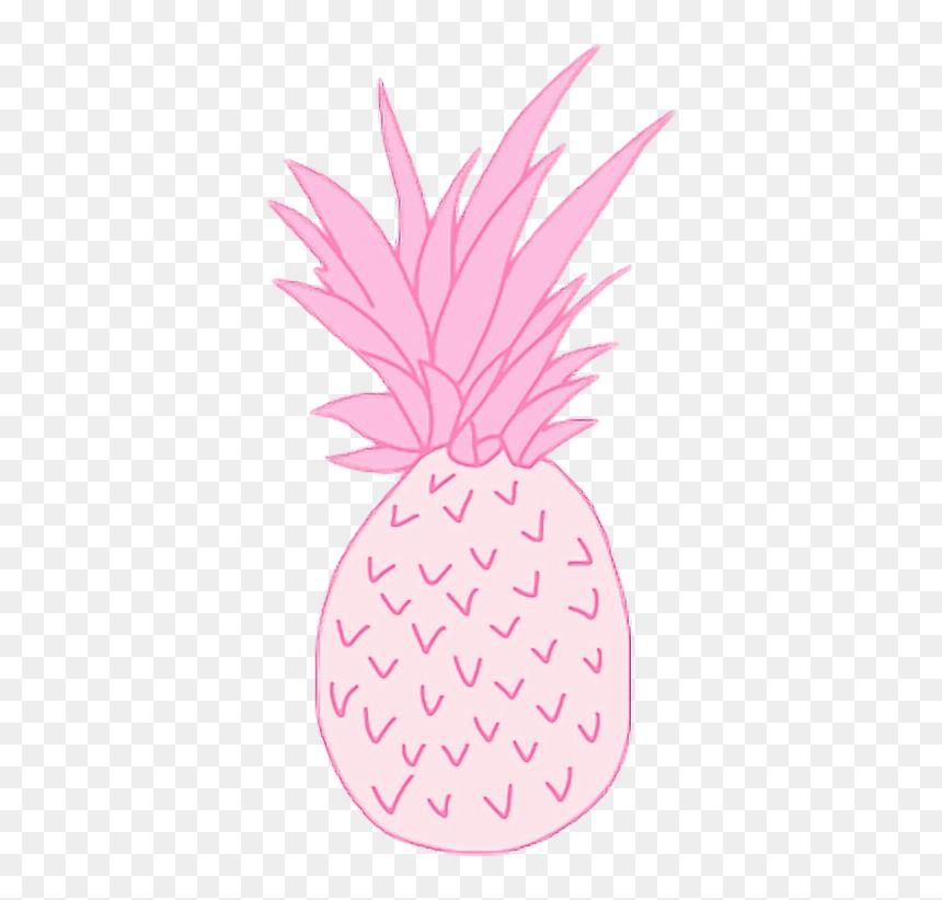 #piña #rosada #pink #pineapple - Прикольные Картинки На Аву Ананас, HD Png Download - pink pineapple png