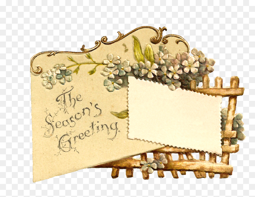 Christmas Stock Label Image - Season Greetings Blank, HD Png Download - season's greetings png