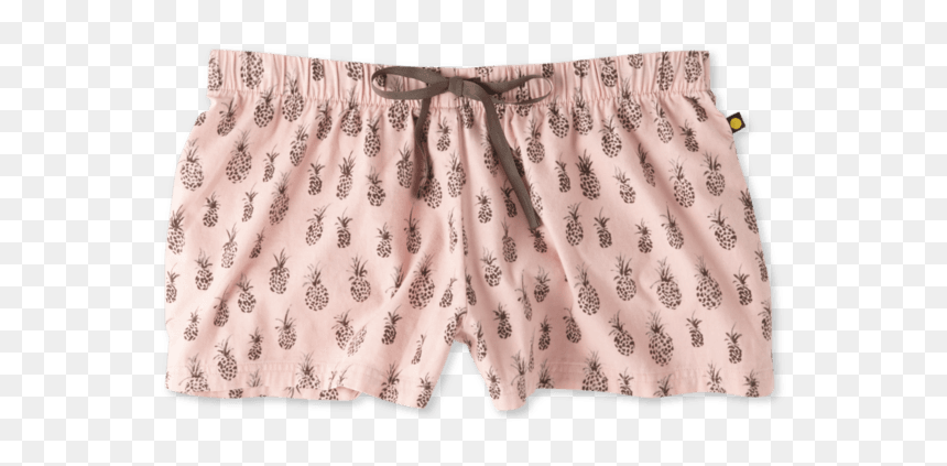 Women"s Watercolor Pineapple Sleep Boxer - Board Short, HD Png Download - pink pineapple png