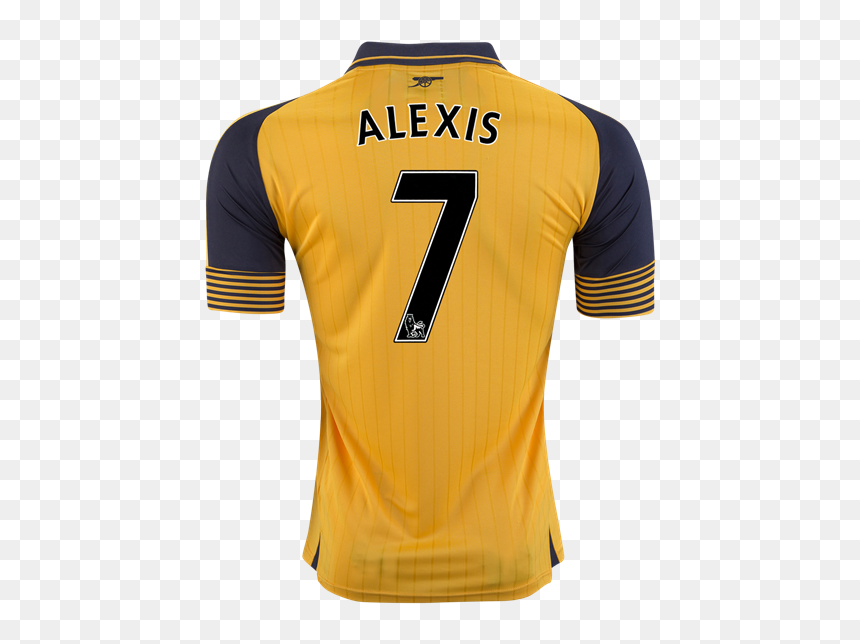 Arsenal Away Jersey 2016 17, HD Png Download - alexis sanchez png