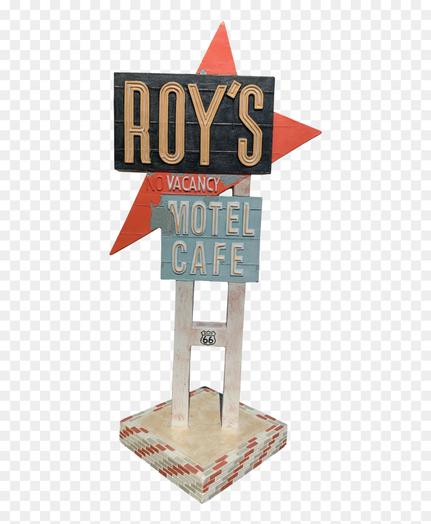 Roy's Motel And Cafe, HD Png Download - motel sign png