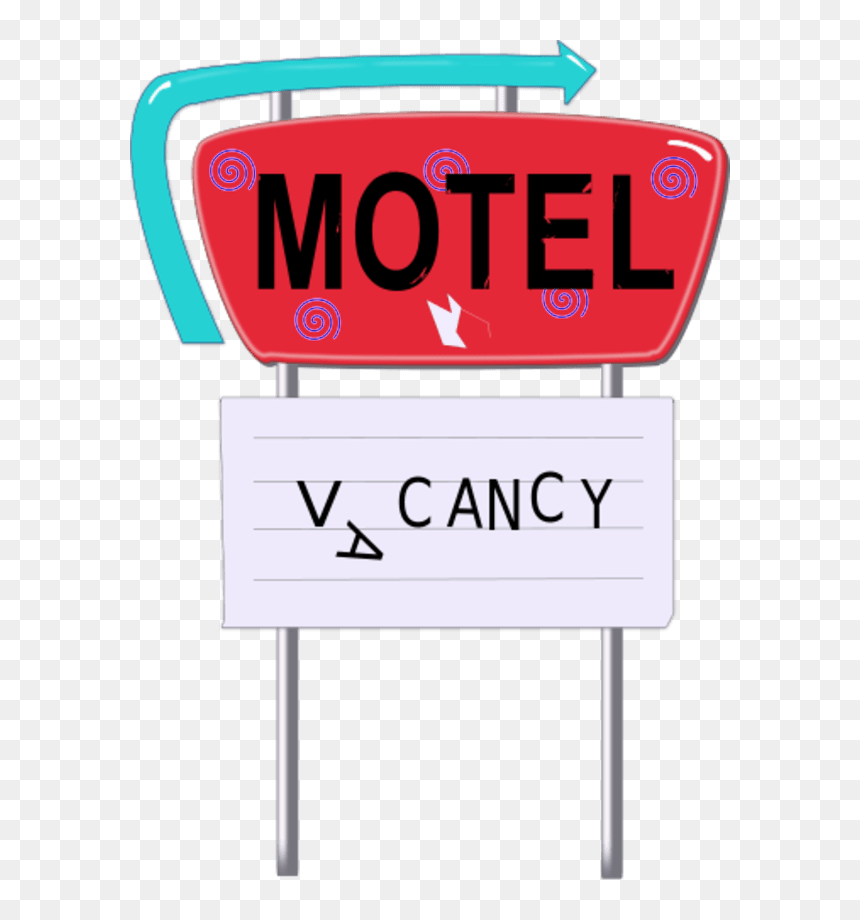 Sign, HD Png Download - motel sign png