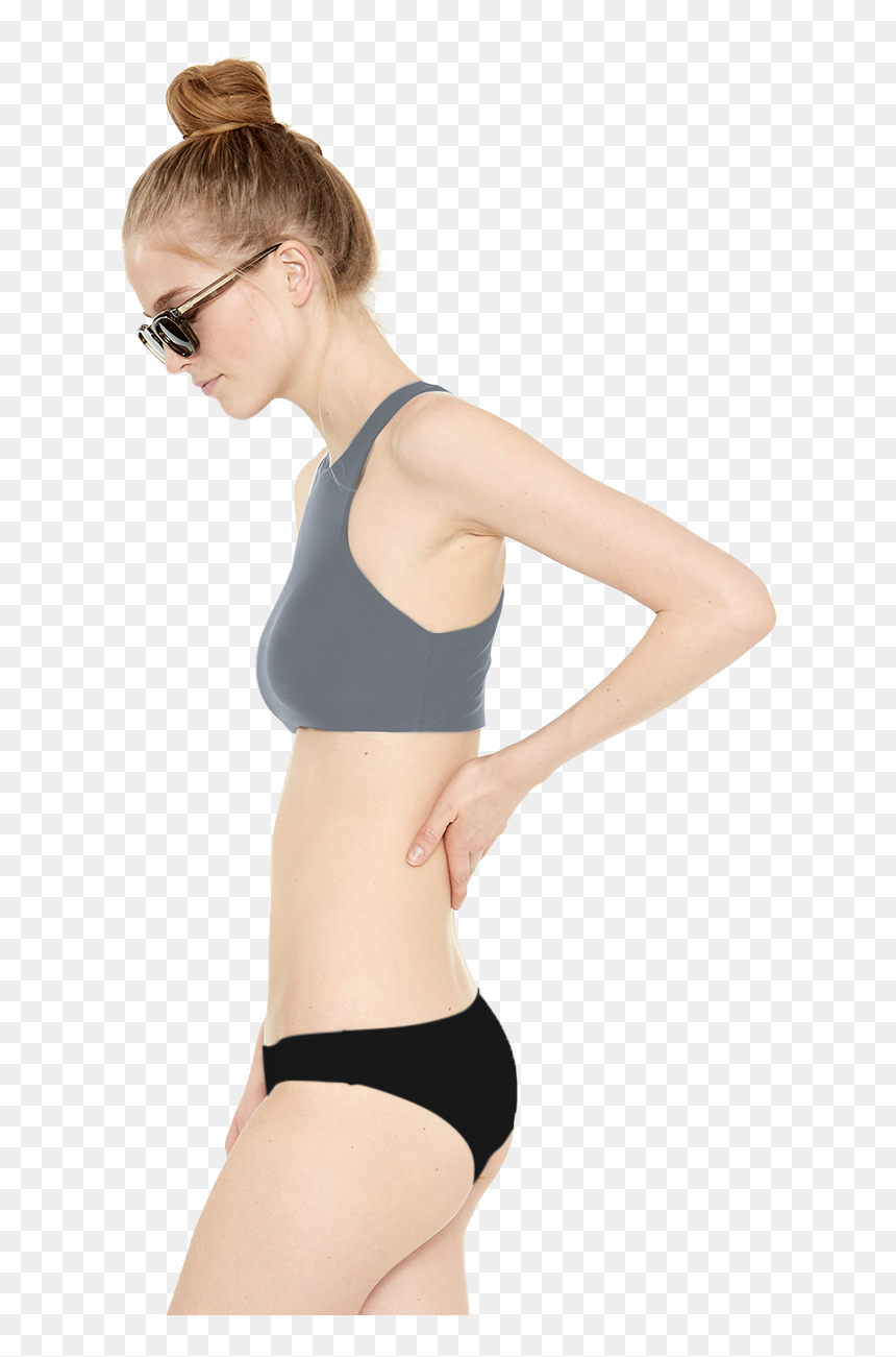 Sports Bra, HD Png Download - hipster girl png