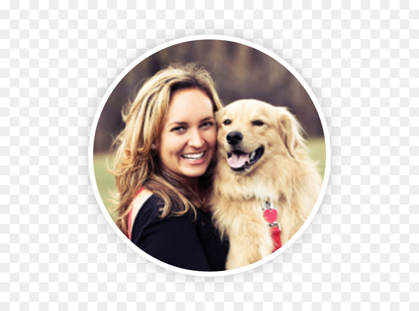 Woman With Yellow Lab, HD Png Download - dog walker png