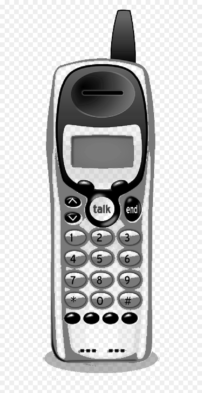 Cordless-telephone - Telephones Used In Present, HD Png Download - house phone png