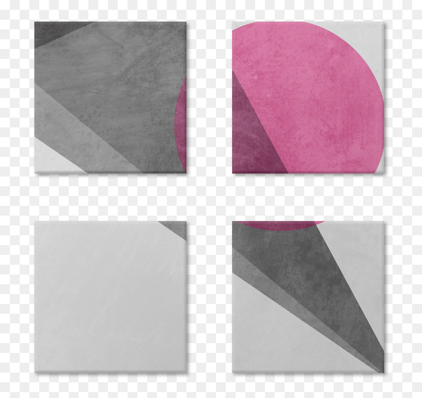Magneto Ponta Cinza E Círculo Rosa De Renato Kolbergna - Patchwork, HD Png Download - circulo rosa png