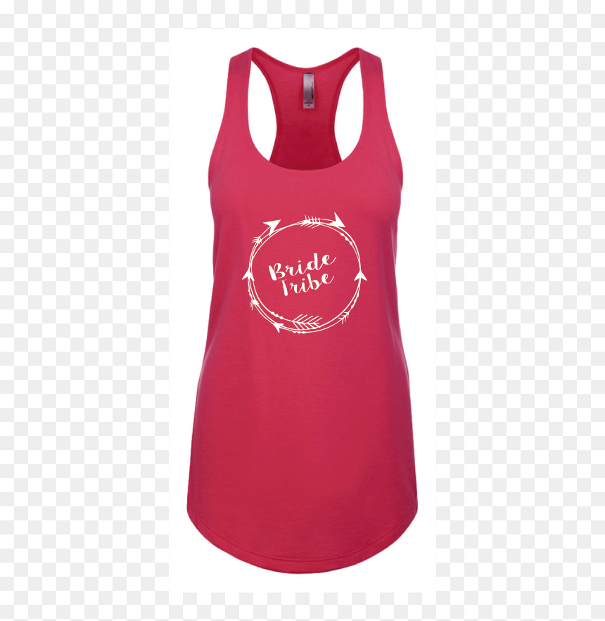 Playera Rosa Bride Tribe Círculo Flechas - Active Tank, HD Png Download - circulo rosa png