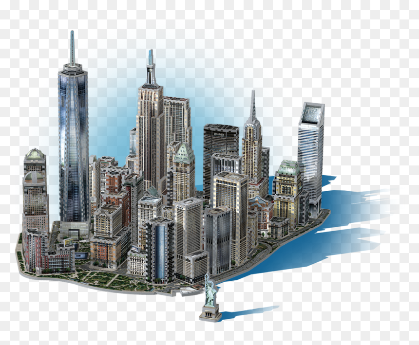 Wrebbit 3d Puzzles New York, HD Png Download - rompecabezas png