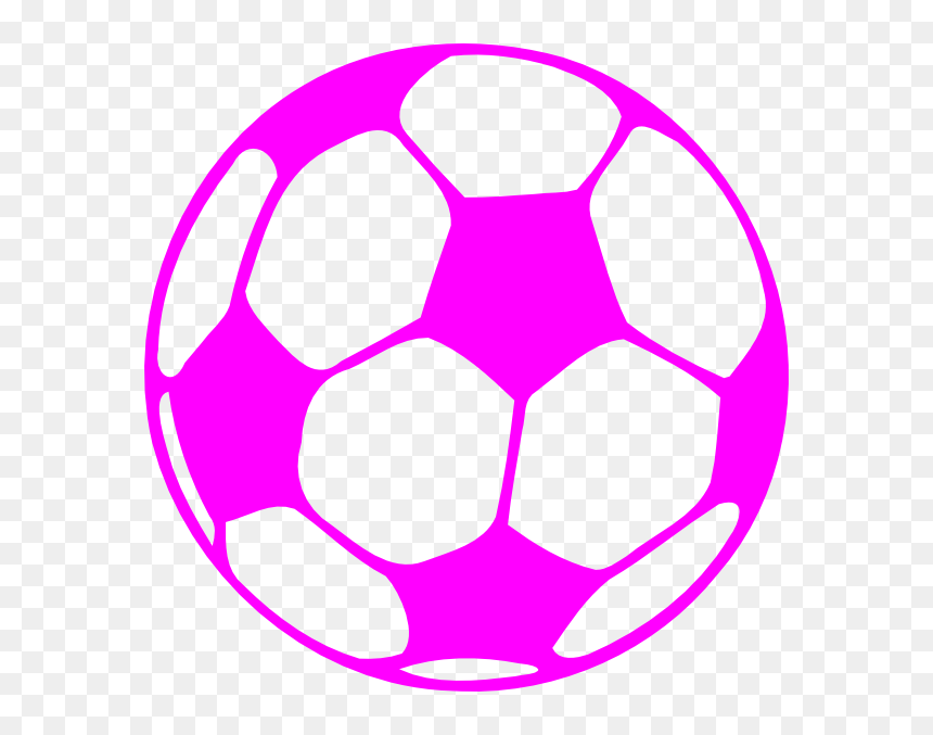 Clip Art Free Pink Clip Art At Clker Com Vector - Navy Soccer Ball Clip Art Transparent, HD Png Download - bola de futebol png