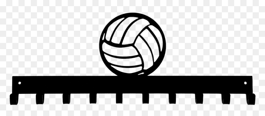 Volleyball Clip Pink Pink Volleyball Clipart- - Soccer Goalie Medal Holder, HD Png Download - voleibol png
