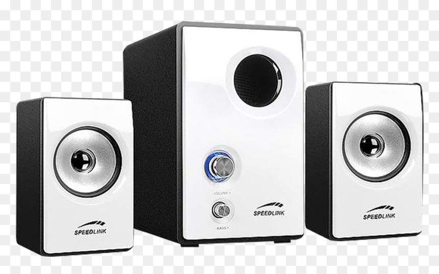 1 Subwoofer System, Black-white - Subwoofer, HD Png Download - all white png